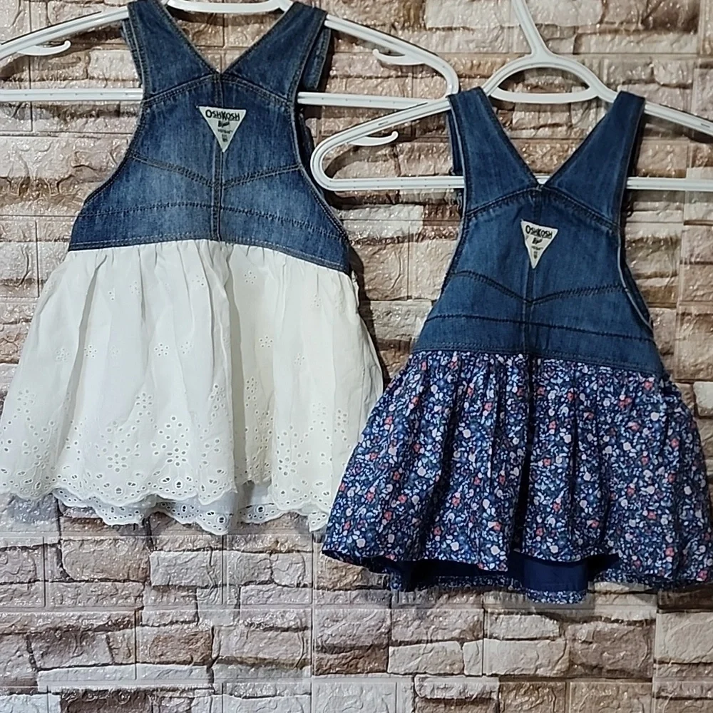 OshKosh B'gosh Denim Floral Dresses